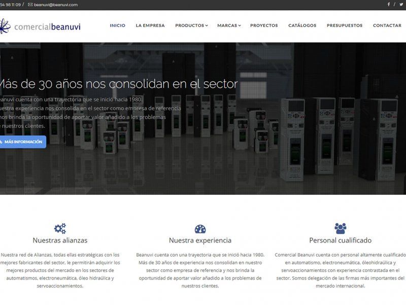 Web para Beanuvi
